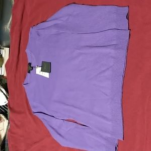 Small charter club cashmere sweater in ultra violet